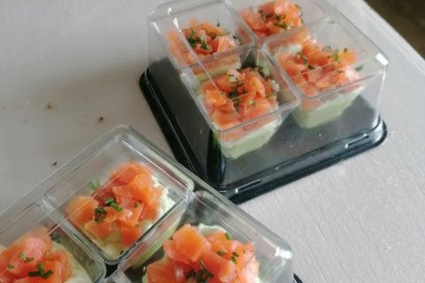 Cliquez pour zoomer ! Verrines saumon avocat Thermomix par hug34