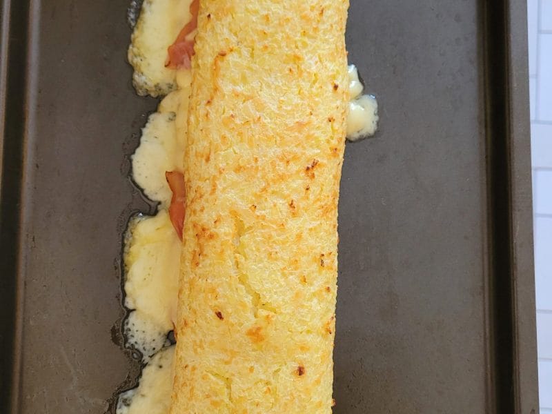 Cliquez pour zoomer ! Roulé de pommes de terre, jambon et reblochon Thermomix par Christelle21