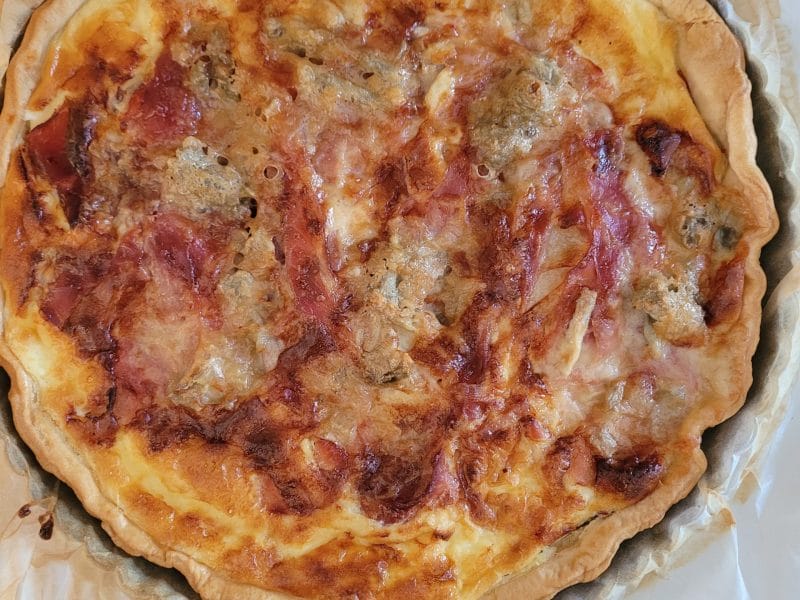 Cliquez pour zoomer ! Tarte gorgonzola et jambon de Parme Thermomix par Christelle21