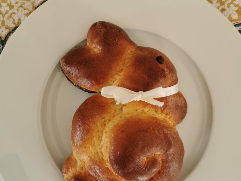 Cliquez pour zoomer ! Brioches lapin de Pâques Thermomix par aliiciiabi