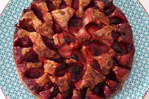 Cliquez pour zoomer ! Gâteau aux fraises Thermomix par Clevada