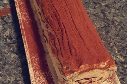 Cliquez pour zoomer ! Bûche Tiramisu Thermomix par Jessiica057