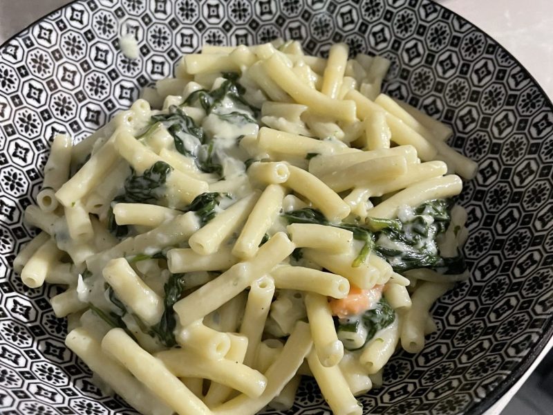 Cliquez pour zoomer ! One pot pasta – épinards et saumon fumé Thermomix par coco@31