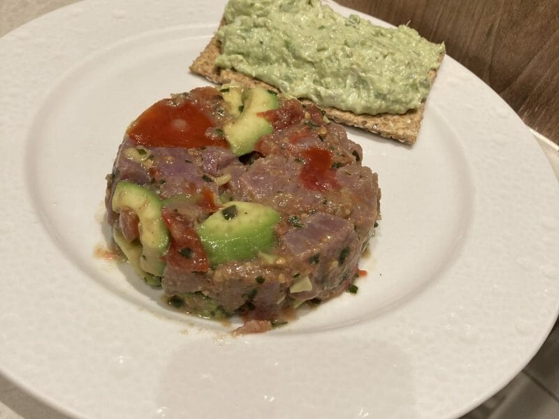 Cliquez pour zoomer ! Tartare de thon rouge Thermomix par coco@31