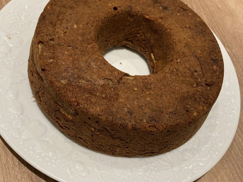 Cliquez pour zoomer ! Gâteau aux pommes, noix et raisins secs Thermomix par coco@31