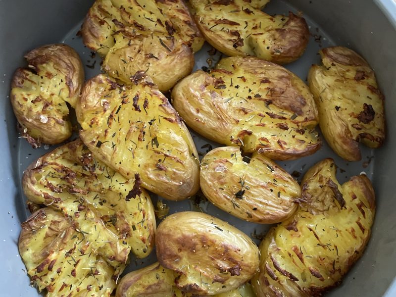 Cliquez pour zoomer ! Smashed potatoes Thermomix par coco@31