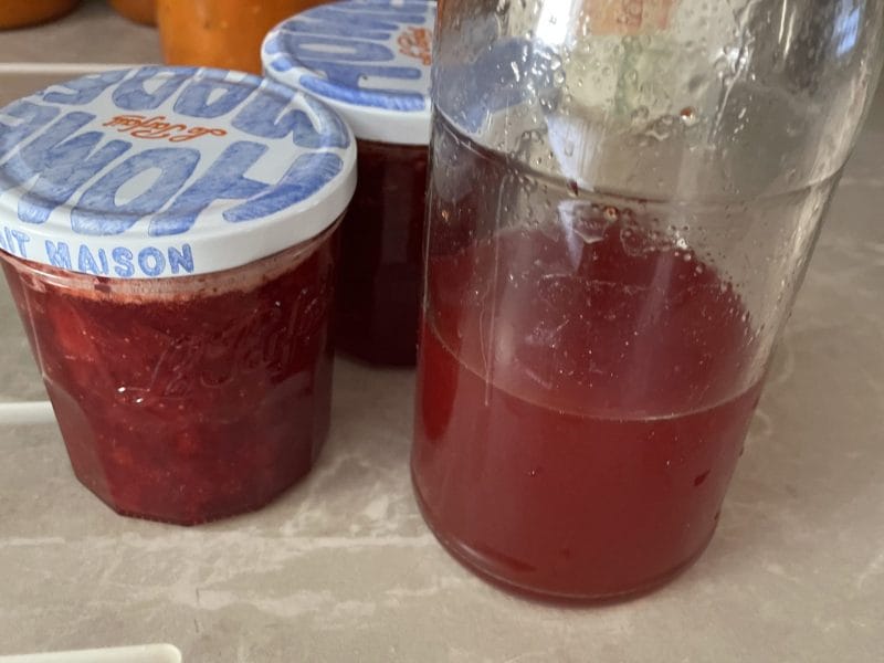 Cliquez pour zoomer ! Sirop de queues de fraises Thermomix par coco@31