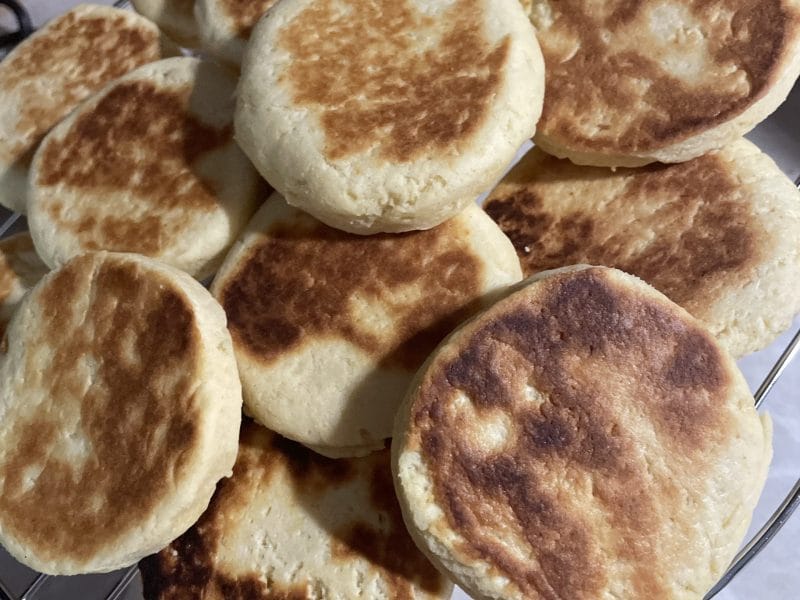 Cliquez pour zoomer ! Mini Harcha – Galettes à la semoule Thermomix par coco@31