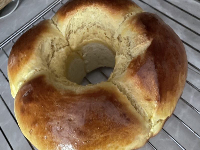 Cliquez pour zoomer ! Brioche à la semoule de blé Thermomix par coco@31