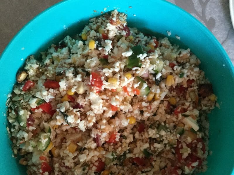 Cliquez pour zoomer ! Taboulé de chou-fleur Thermomix par Muffin