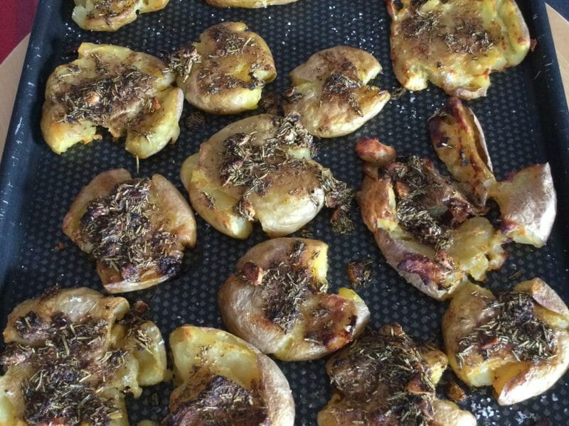 Cliquez pour zoomer ! Smashed potatoes Thermomix par Muffin