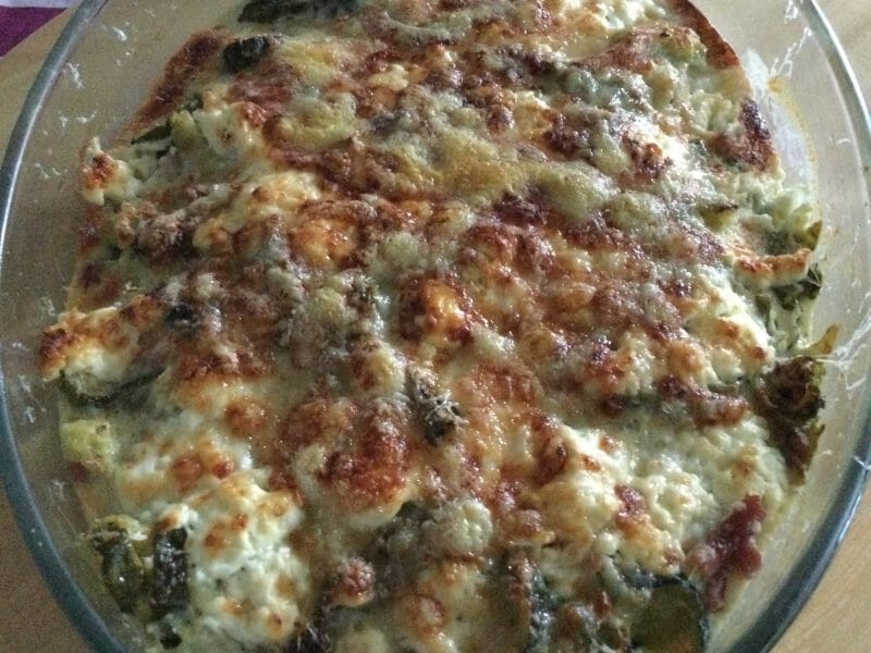 Cliquez pour zoomer ! Gratin de courgettes au chèvre Thermomix par Muffin