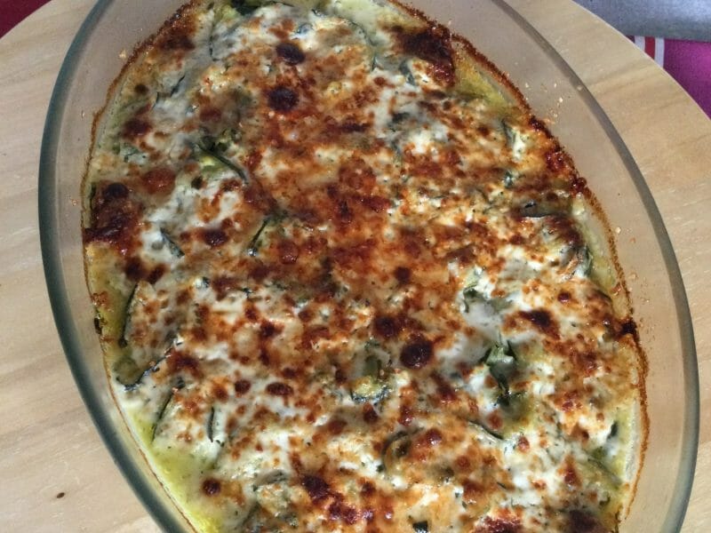 Cliquez pour zoomer ! Gratin de ravioles aux courgettes Thermomix par Muffin