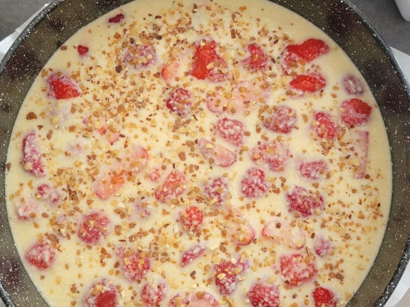 Cliquez pour zoomer ! Clafoutis aux fraises Thermomix par peggo