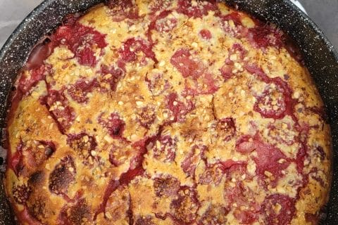 Cliquez pour zoomer ! Clafoutis aux fraises Thermomix par peggo