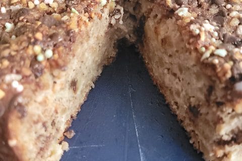 Cliquez pour zoomer ! Moelleux poires, noisettes et chocolat Thermomix par peggo