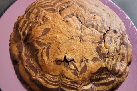 Cliquez pour zoomer ! Gâteau zébré Thermomix par peggo