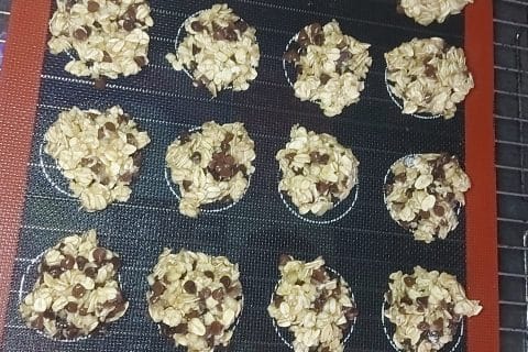 Cliquez pour zoomer ! Biscuits avoine, banane et chocolat Thermomix par peggo