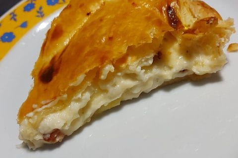 Cliquez pour zoomer ! Tourte lardons et comté Thermomix par peggo