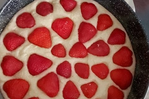 Cliquez pour zoomer ! Gâteau amandes et fruits rouges Thermomix par peggo