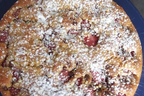Cliquez pour zoomer ! Gâteau amandes et fruits rouges Thermomix par peggo