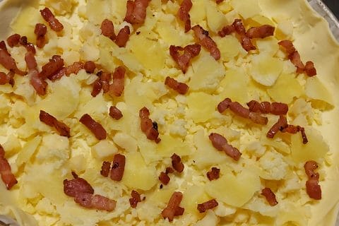 Cliquez pour zoomer ! Tourte lardons et comté Thermomix par peggo