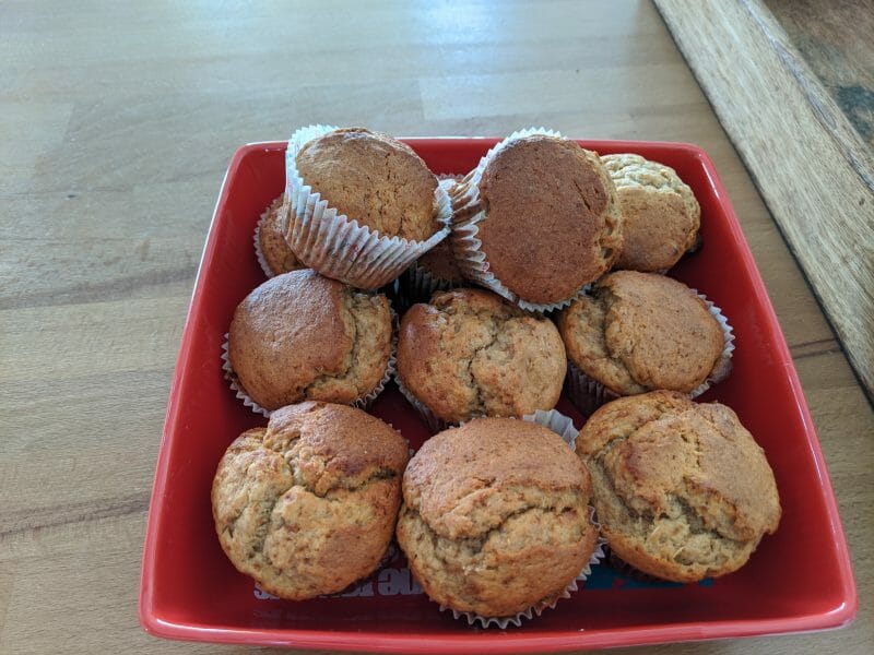 Cliquez pour zoomer ! Muffins à la banane Thermomix par paupau26