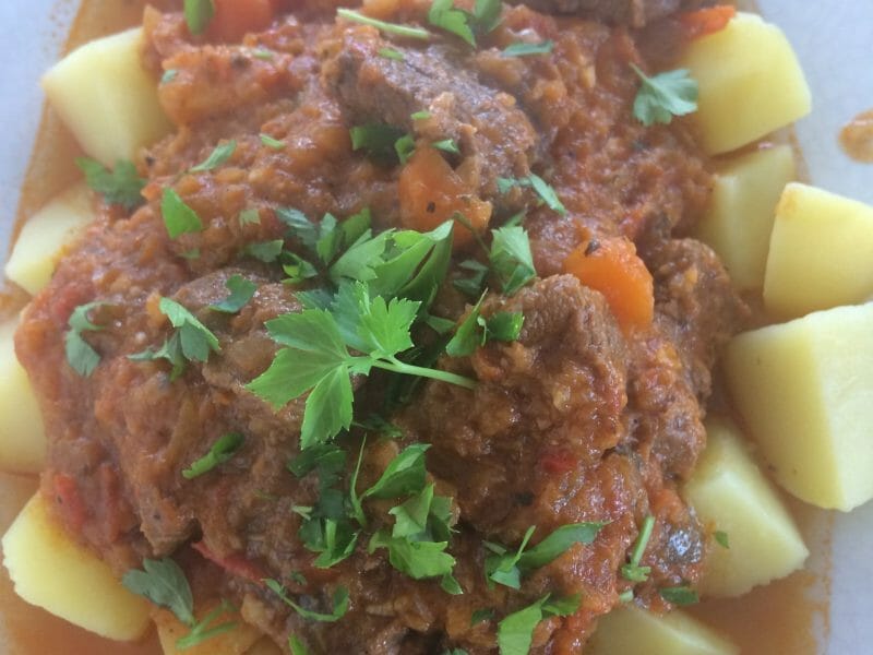 Cliquez pour zoomer ! Goulash de boeuf Thermomix par Mieming