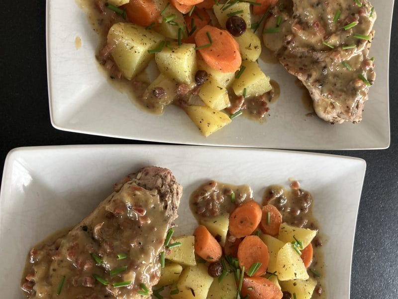 Cliquez pour zoomer ! Lapin aux pruneaux Thermomix par Mieming