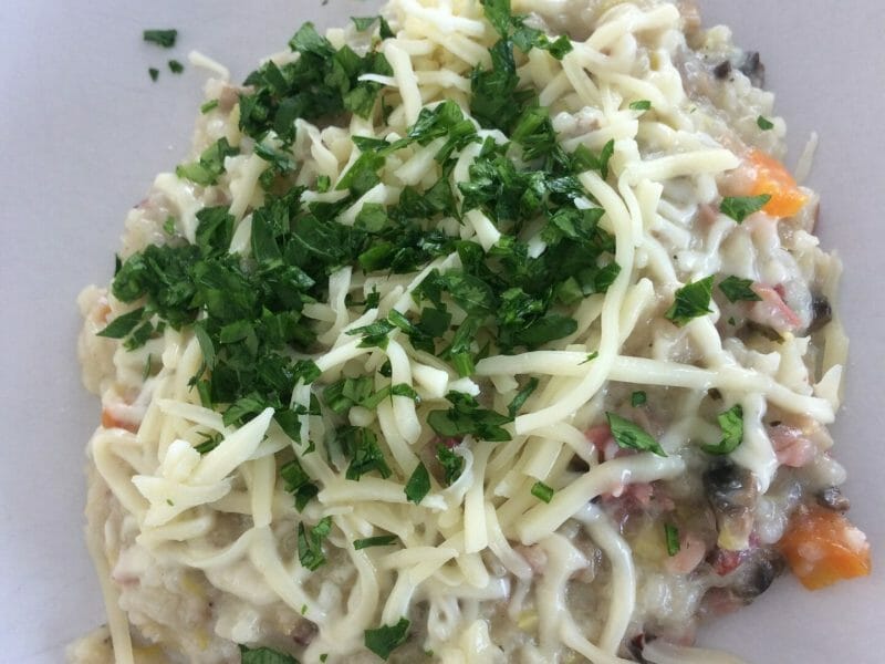 Cliquez pour zoomer ! Risotto poireaux et lardons Thermomix par Mieming