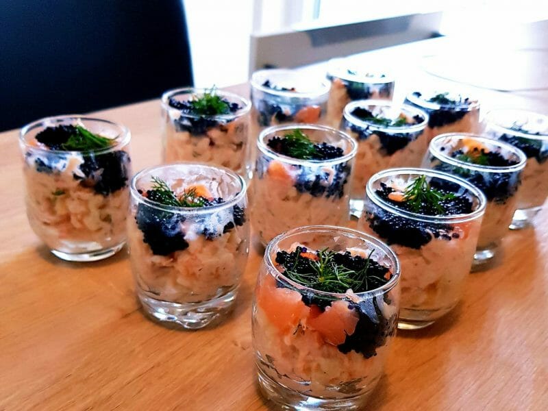 Cliquez pour zoomer ! Verrines au saumon et pommes granny Thermomix par crrenouille67