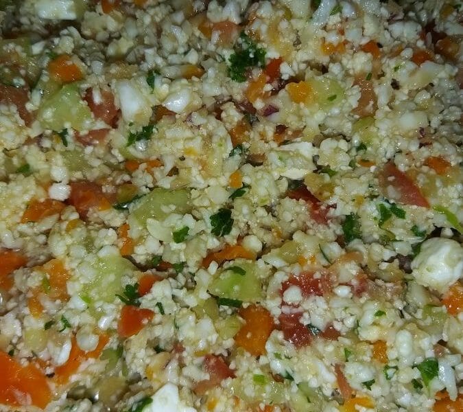 Cliquez pour zoomer ! Taboulé de chou-fleur Thermomix par V-aness