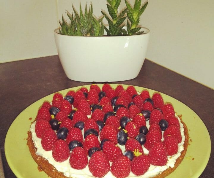 Cliquez pour zoomer ! Tarte aux fraises sans cuisson Thermomix par V-aness