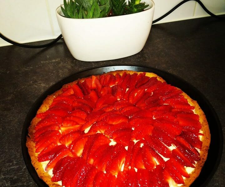 Cliquez pour zoomer ! Tarte aux fraises Thermomix par V-aness