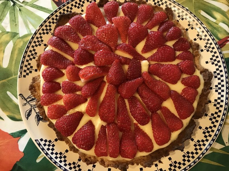 Cliquez pour zoomer ! Tarte aux fraises Thermomix par cakouline
