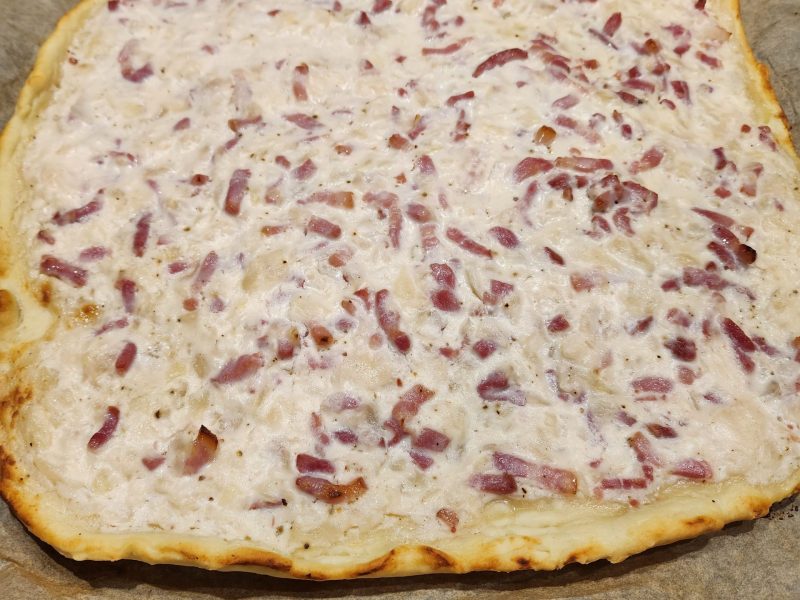 Cliquez pour zoomer ! Flammekueche traditionnelle Thermomix par nola2806