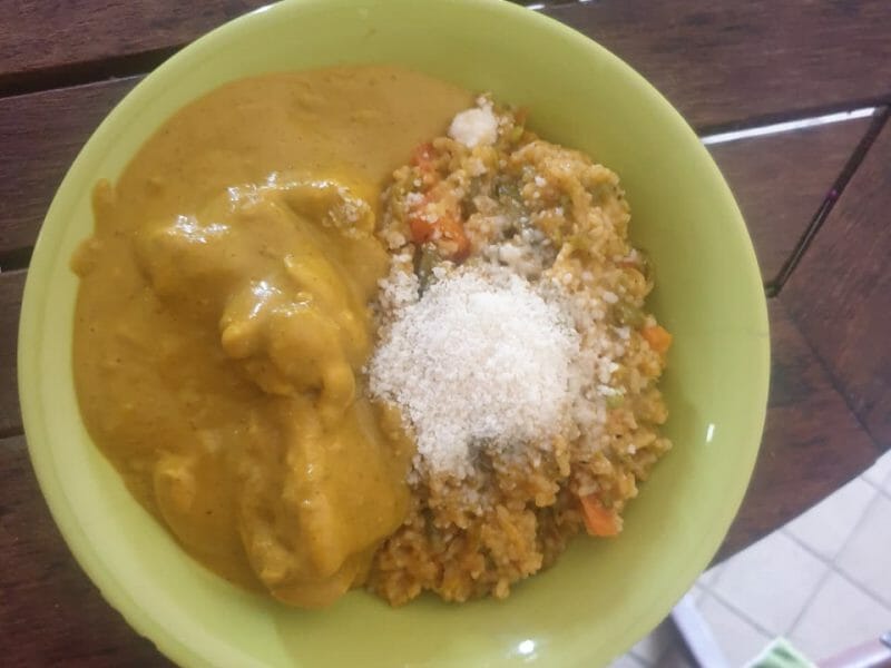 Cliquez pour zoomer ! Poulet coco aux 3 épices Thermomix par DboM