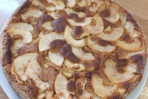 Cliquez pour zoomer ! Gâteau aux pommes et mascarpone Thermomix par mumudu07