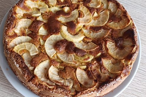 Cliquez pour zoomer ! Gâteau aux pommes et mascarpone Thermomix par mumudu07