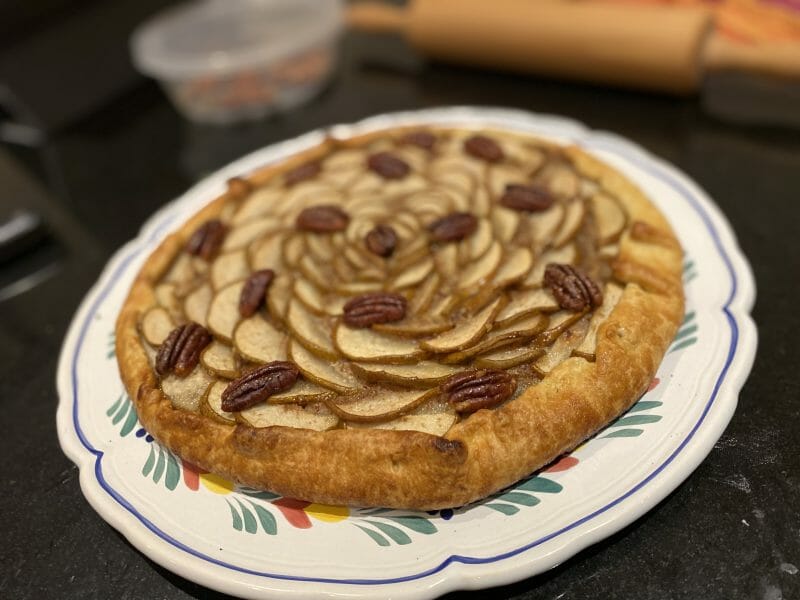 Cliquez pour zoomer ! Tarte rustique poire pécan Thermomix par Lithops8125