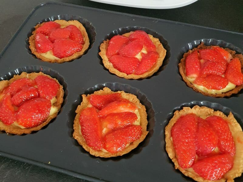 Cliquez pour zoomer ! Tarte aux fraises Thermomix par Anne-sophie29710
