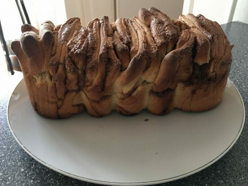 Cliquez pour zoomer ! Brioche à effeuiller à la cannelle Thermomix par mimijlou