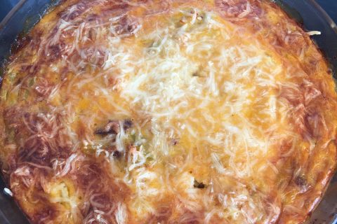 Cliquez pour zoomer ! Clafoutis cancoillotte, poireaux et chorizo Thermomix par mimijlou