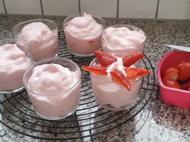 Cliquez pour zoomer ! Mousse de fraises Thermomix par capal3