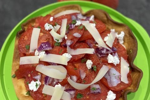 Cliquez pour zoomer ! Tarte feuilletée fromage frais et tomates Thermomix par gazellelr