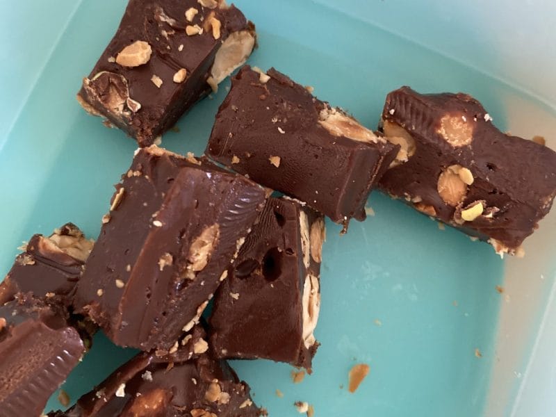 Cliquez pour zoomer ! Caramiel au chocolat et fruits secs Thermomix par gazellelr