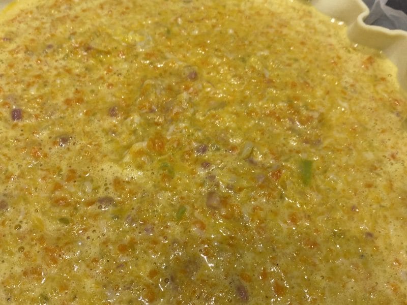 Cliquez pour zoomer ! Tarte courgettes et carottes Thermomix par gazellelr