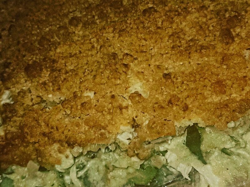 Cliquez pour zoomer ! Crumble poulet, courgettes et parmesan Thermomix par ChaUbk
