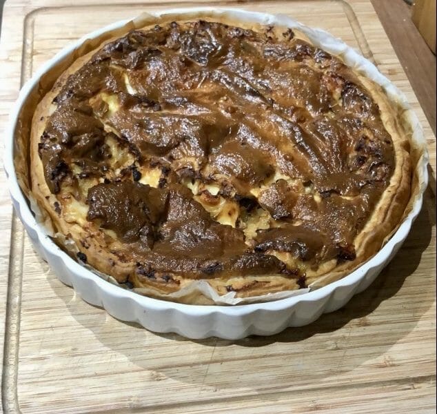 Cliquez pour zoomer ! Tarte à l’ail Thermomix par ninifah