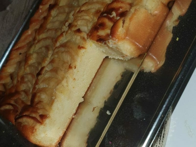 Cliquez pour zoomer ! Gâteau aux pommes et mascarpone Thermomix par Dadouche